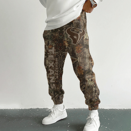 HOU x NFL Football Team Hunting Camo Long Pants DATND TANTD