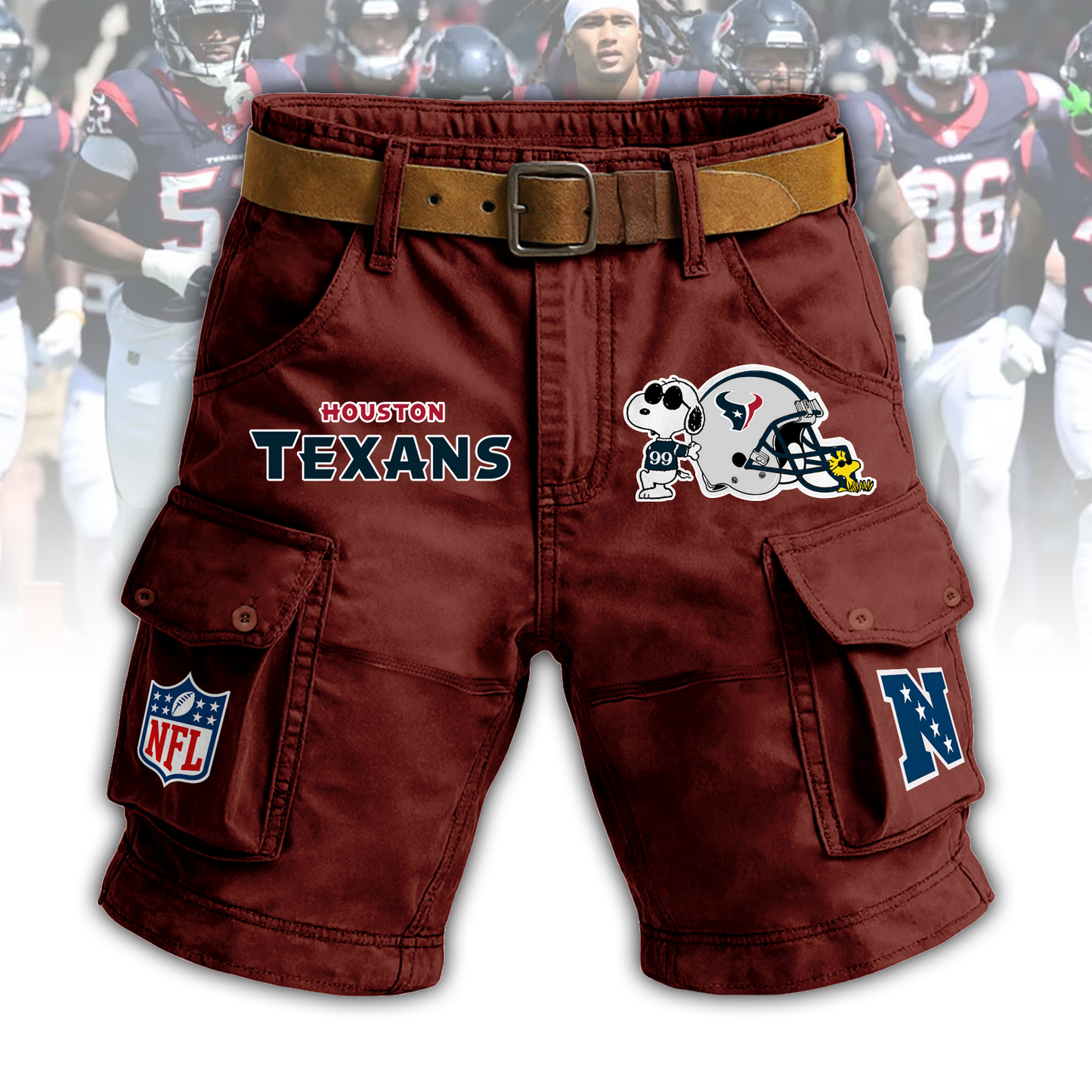 HOU x NFL Man Shorts
