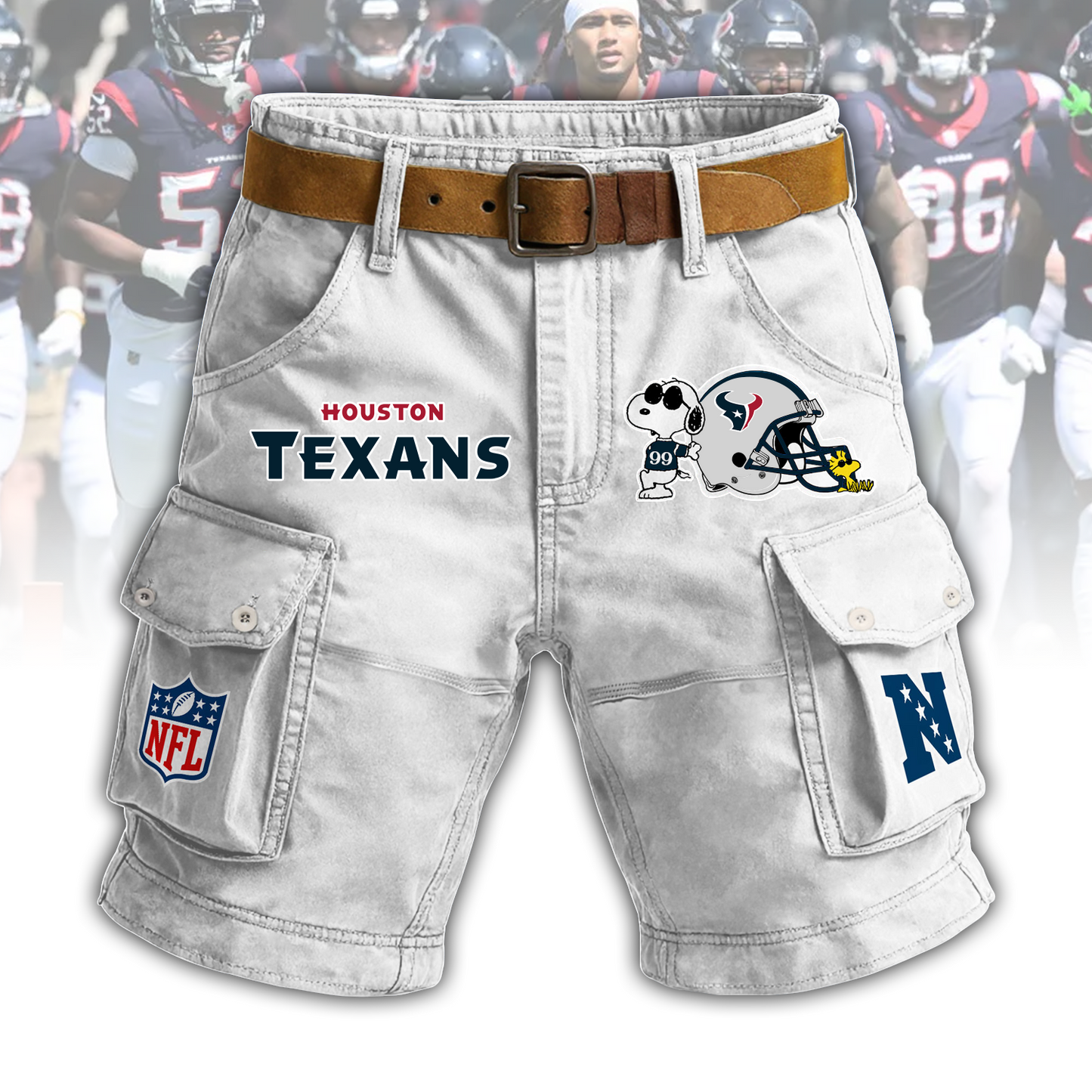 HOU x NFL Man Shorts
