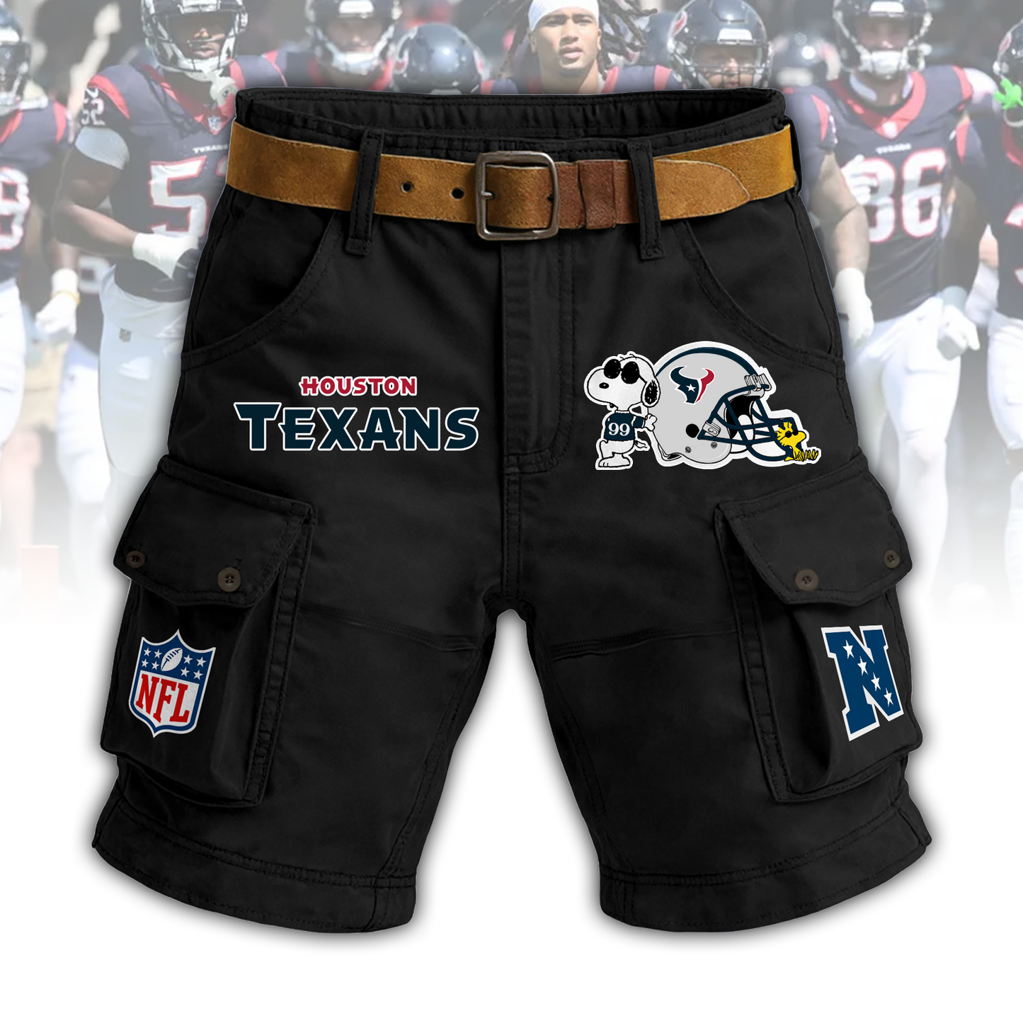 HOU x NFL Man Shorts
