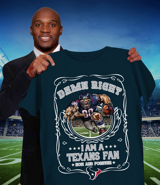 HOU x NFL Mascot 2D T-Shirt DATND TANTD 120825