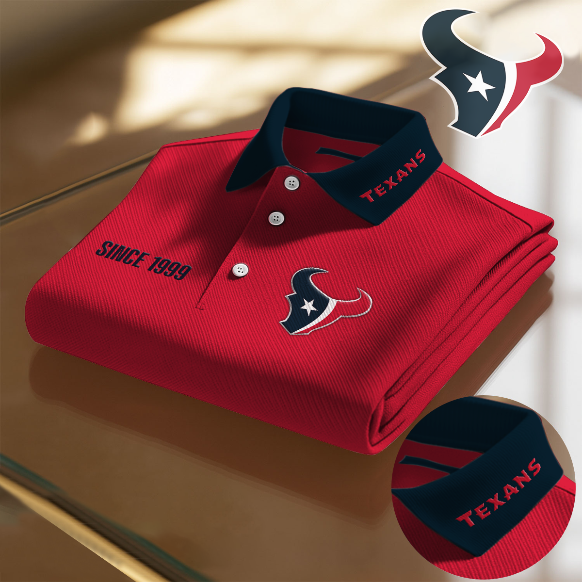 HOU x NFL Premium Polo Shirt  DatND DVT