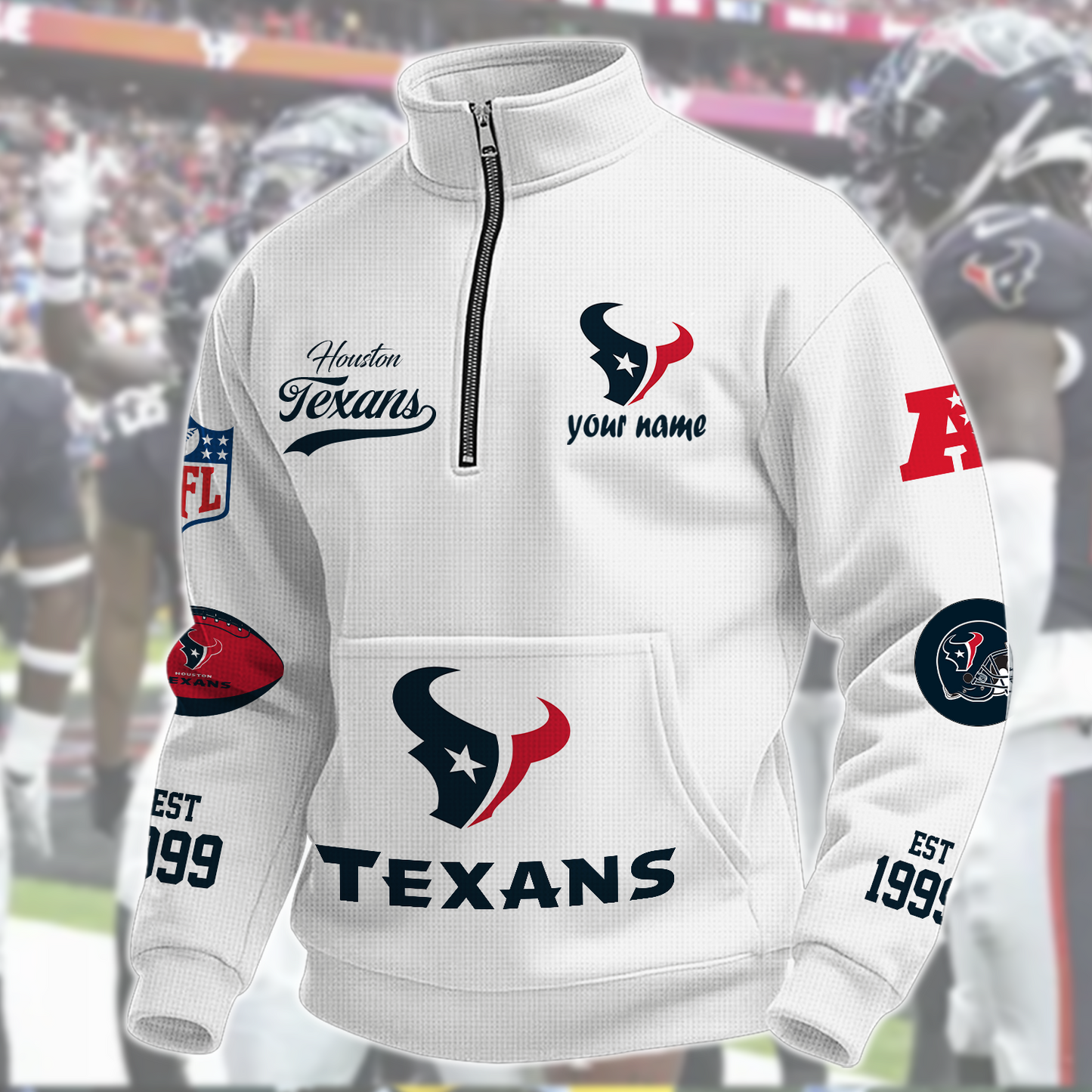 HOU x NFL Quarter-Zip Sweatshirt DatND DVT