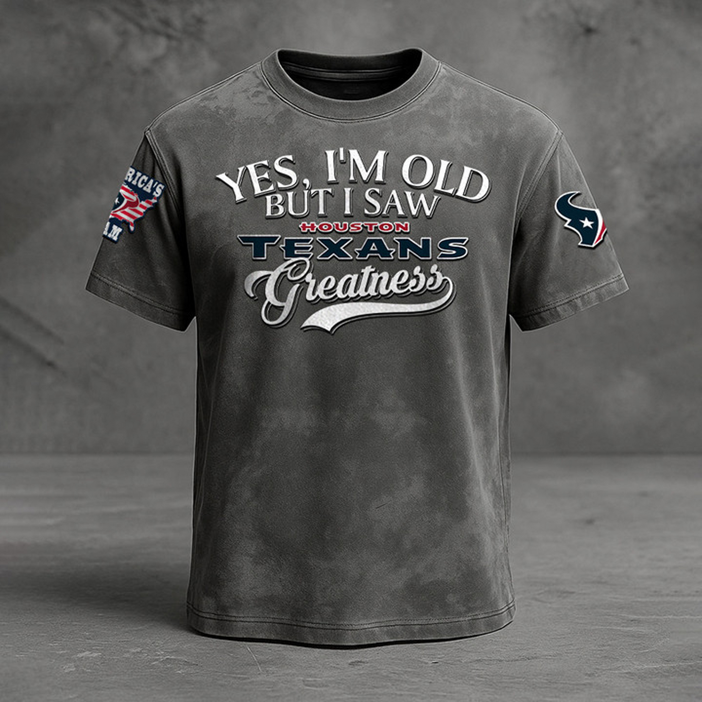 HOU X NFL Retro Style Shirt V1 NAK NHT