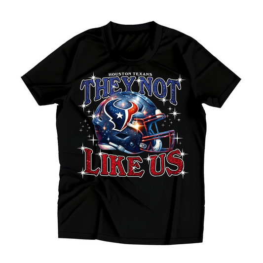 HOU x NFL T-Shirt They Not Like Us DATND TANTD
