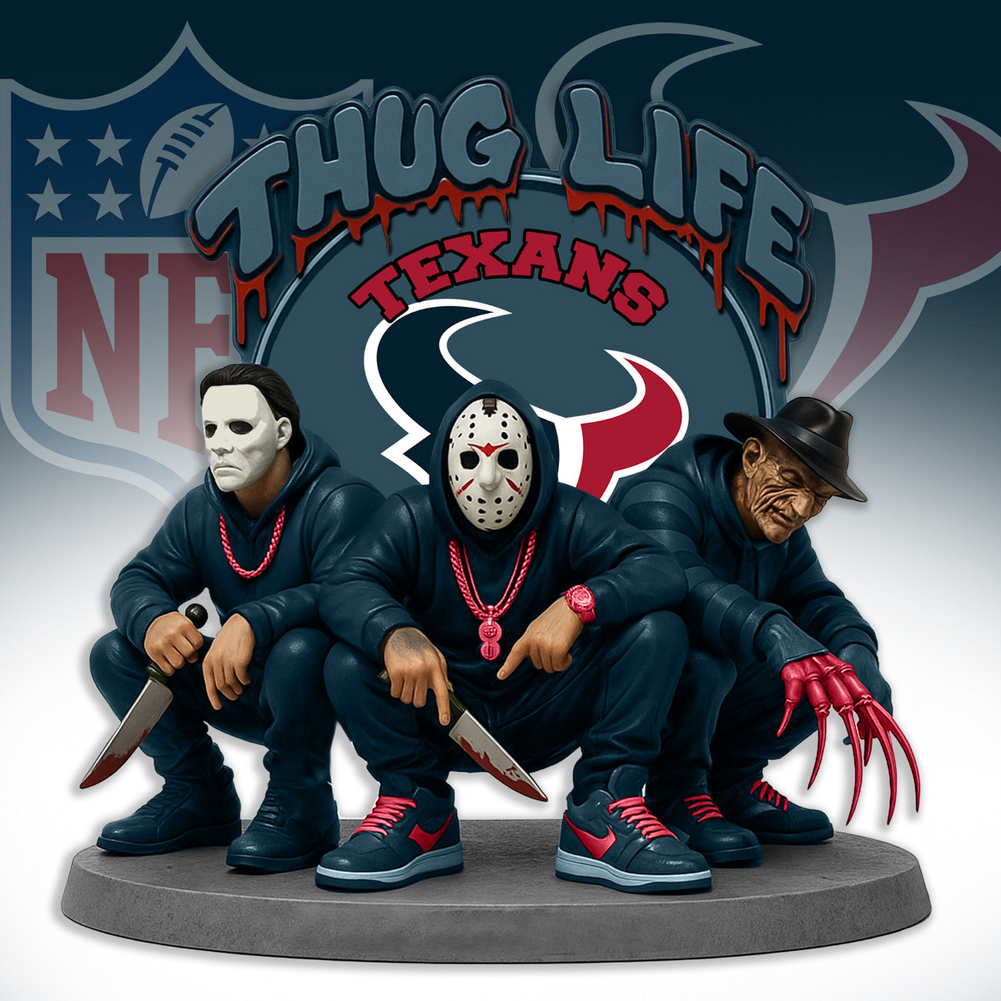 HOU x NFL Thug Life Acrylic Plaque