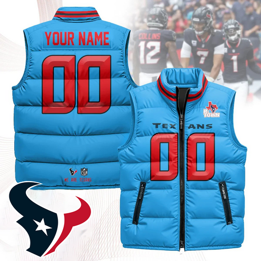 HOU x NFL Unisex Puffer Vest DatND ThuongNH