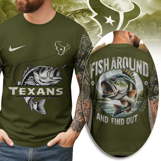 HT Premium Fish Around And Find Out 3D Shirt DDT CTND