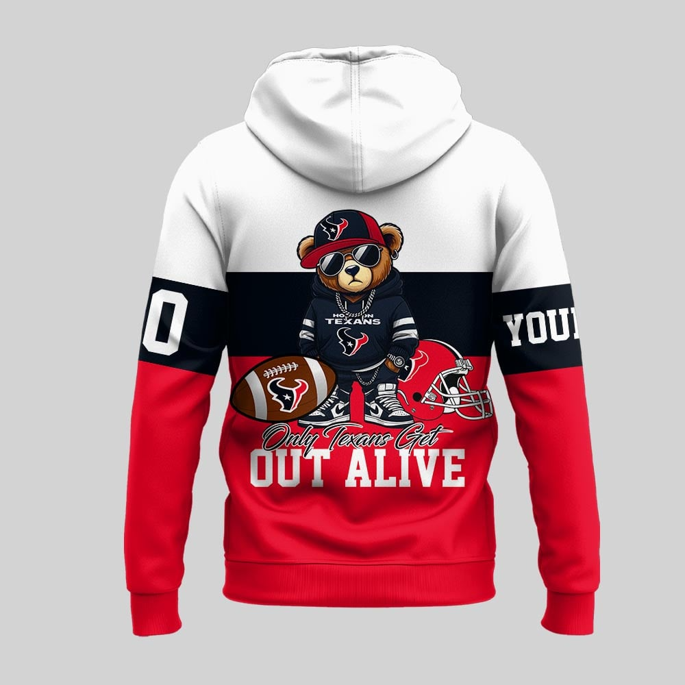 HT Premium NFL Customizable Teddy Bear Hoodie DDT HLPHUONG