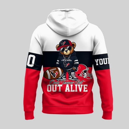HT Premium NFL Customizable Teddy Bear Hoodie DDT HLPHUONG