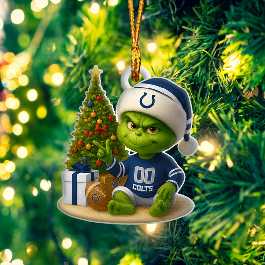 IC NFL x Grinch Premium Ornament DDT NTL