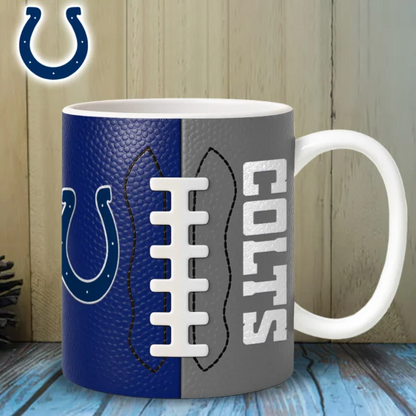 IC Premium NFL Split Color Ceramic Mug DDT HLPhuong