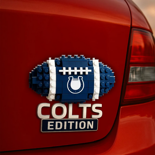 IC x NFL Building Block Set 3D Car Name Badge DDT CTND