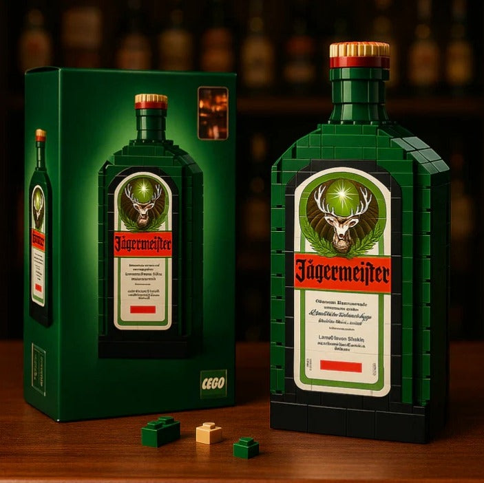 2025 Jizai Creative Design XS Building Block Sets Assembling Wine Bottle Ornaments for Factory Wholesale DDT CTND