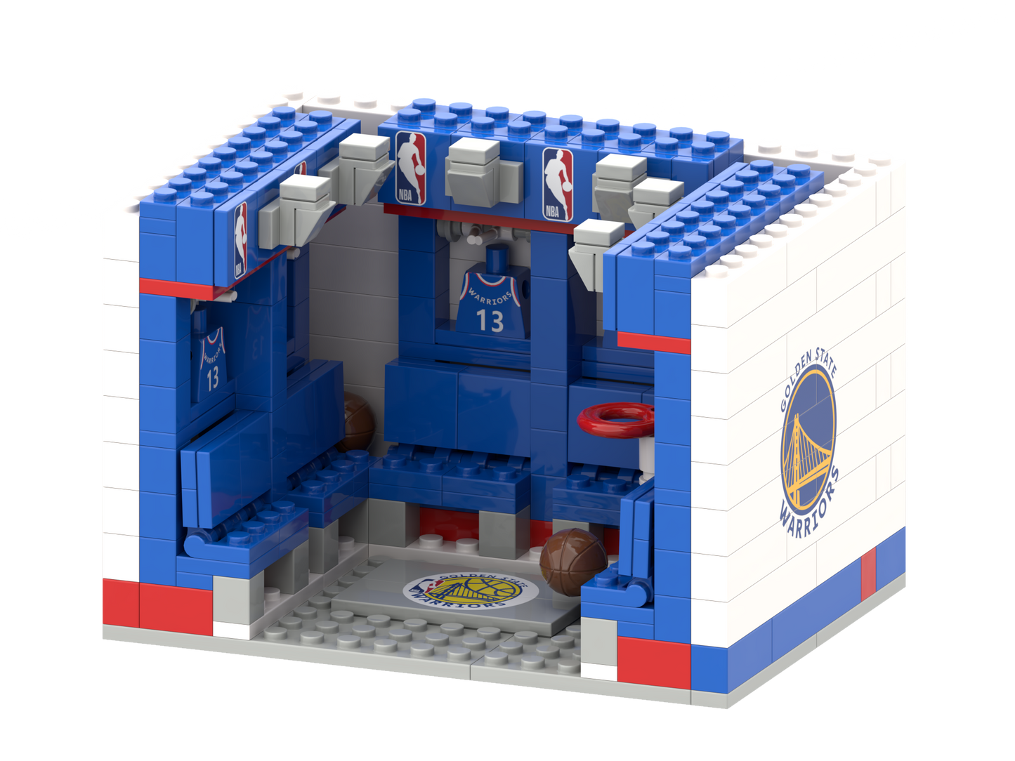 GSW x NBA Building Blocks Mini Changing Room DDT CTND