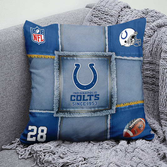 IND x NFL  Football Pillow Special Style DATND TANTD