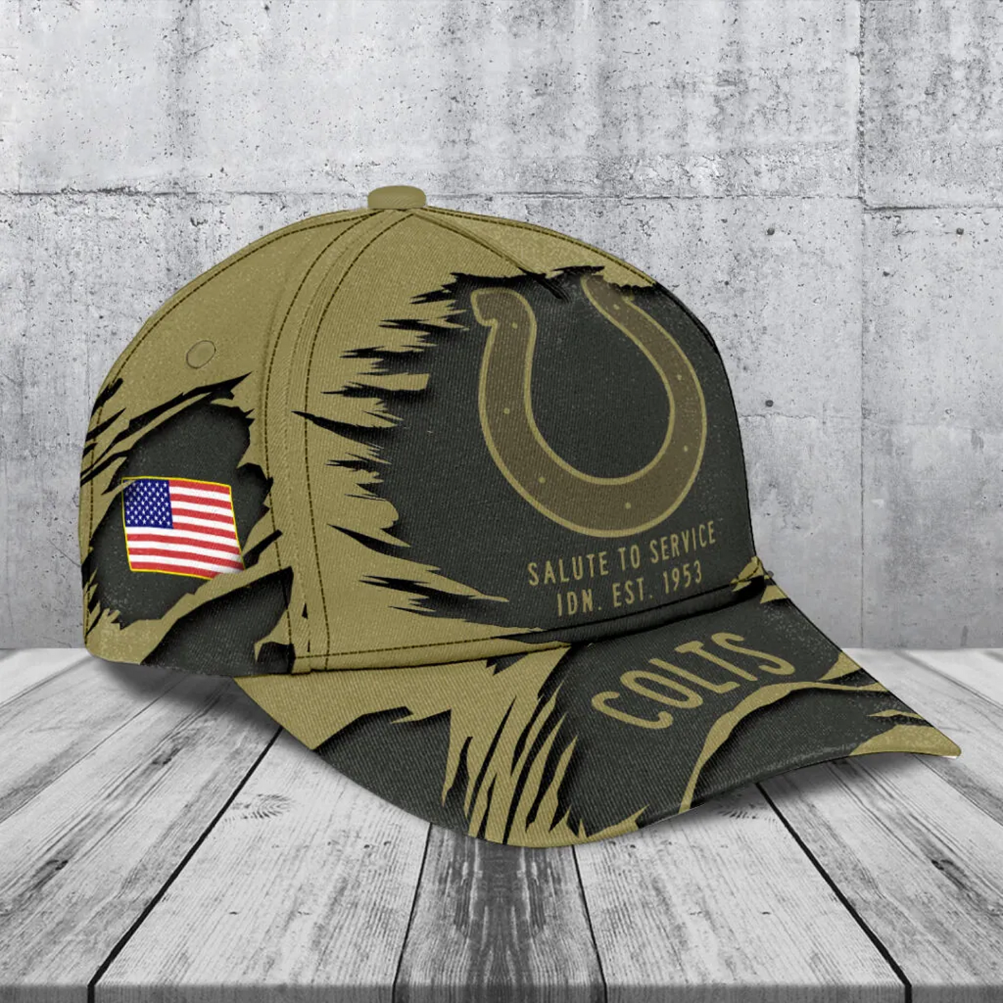 IND x NFL 2025 Salute to Service Classic Cap DATND TANTD