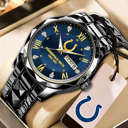 IND x NFL Alloy Luxury Quartz Watch DATND TANTD