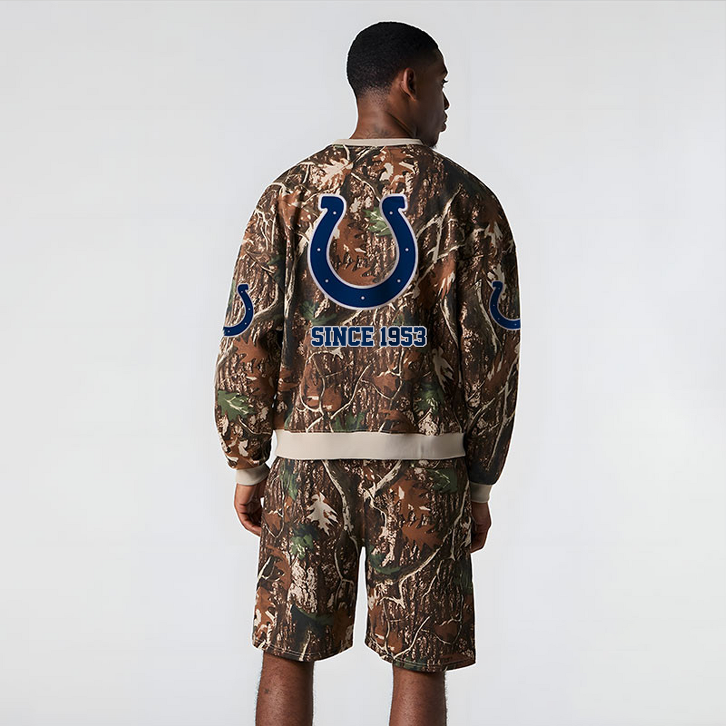 IND x NFL Football Full Set Long Sweatshirt And Short Pants DATND TANTD