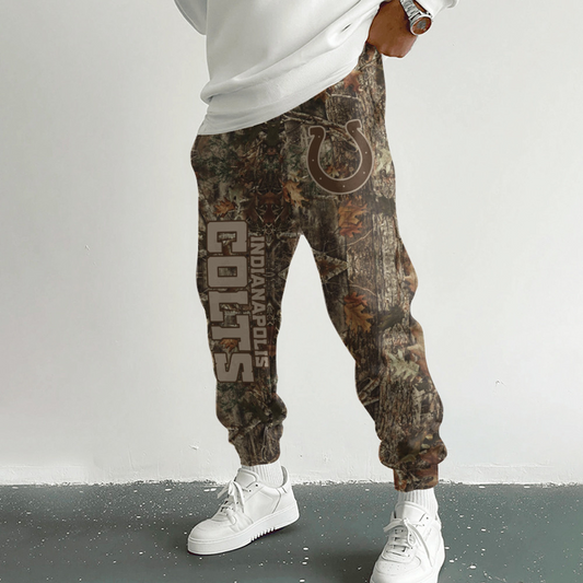 IND x NFL Football Team Hunting Camo Long Pants DATND TANTD