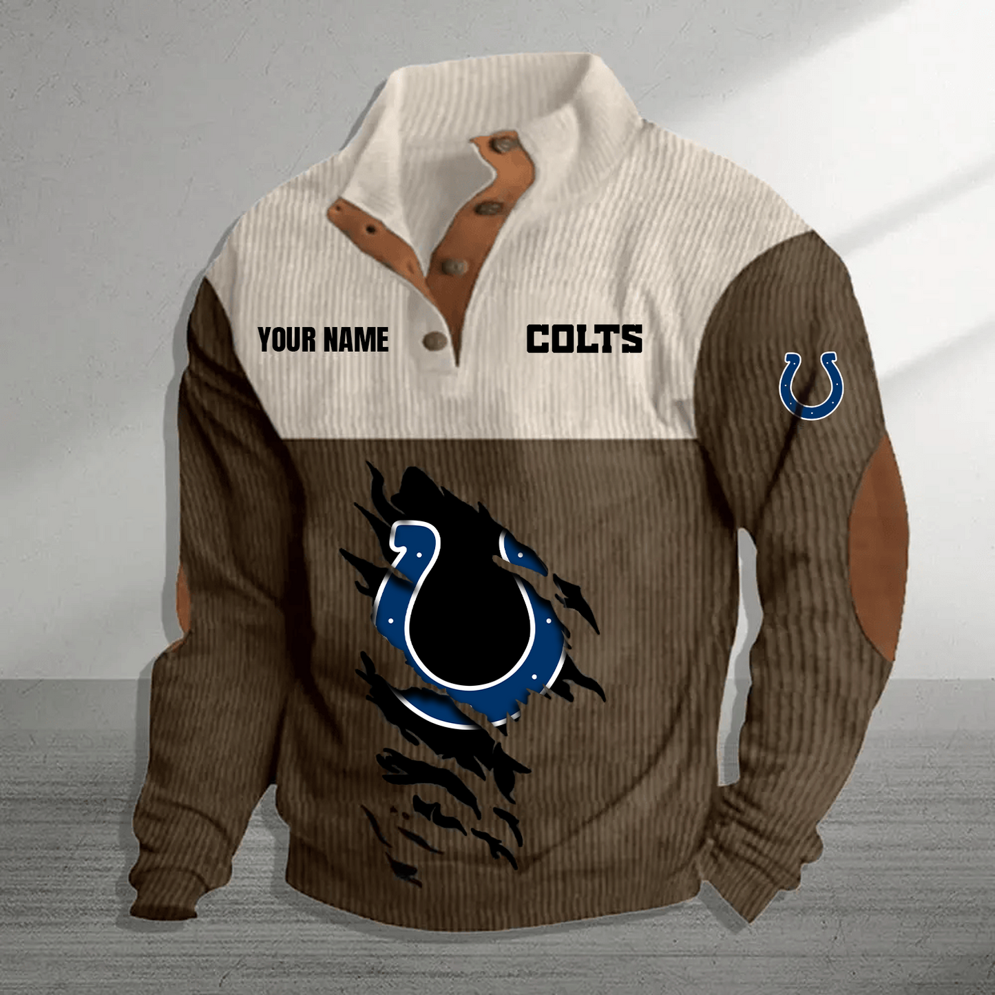 IND x NFL Premium Personalized Game-Day Pullover DATND TANTD