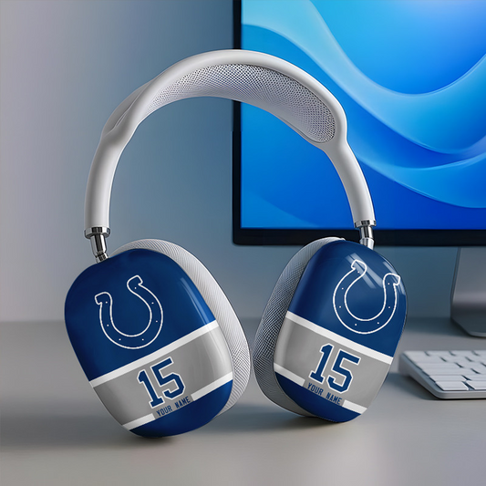 IND x NFL Special Airpod Max Case Cover Personalized DATND TANTD