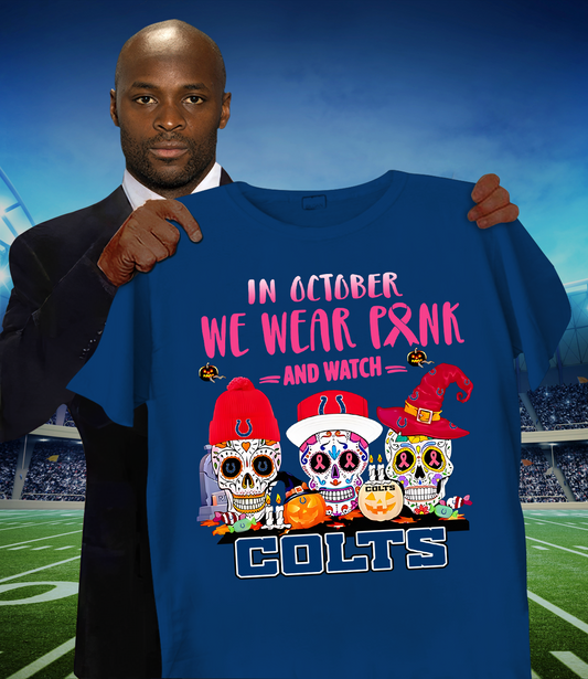 IND x NFL Sugar skull in October we wear pink and watch DATND TANTD
