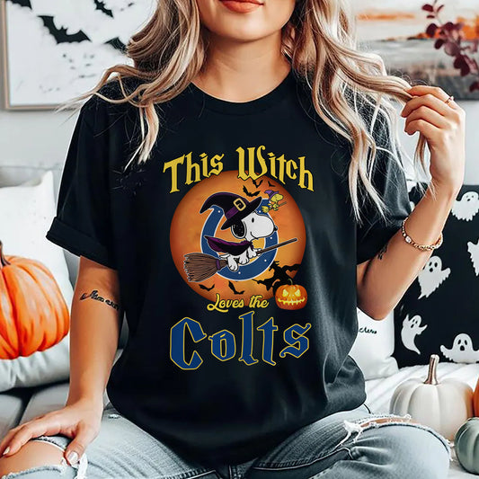 IND x NFL This Witch Snoopy Love This 2D Shirt DatND DVT