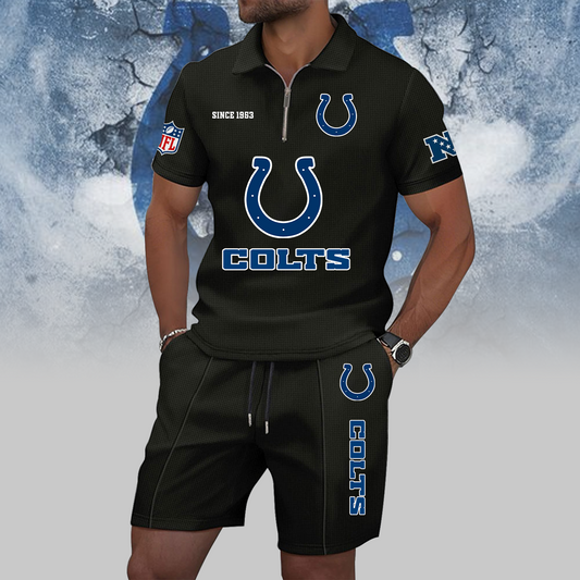 IND x NFL Zip Polo Set DATND TANTD