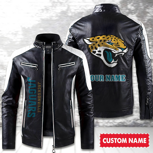 JAC American Football Men Leather Jacket Custom Any Name Gifts DatND DVT
