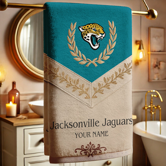 JAC Football New Bath Towel Custom Name DATND TANTD