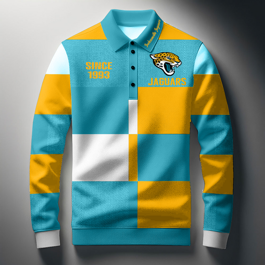 JAC x NFL Men Style Polo Long Sleeves Shirt DatND DVT
