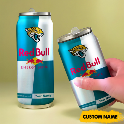 JAC x NFL Mix RedB Drink Can Tumbler Custom Any Name DATND TANTD