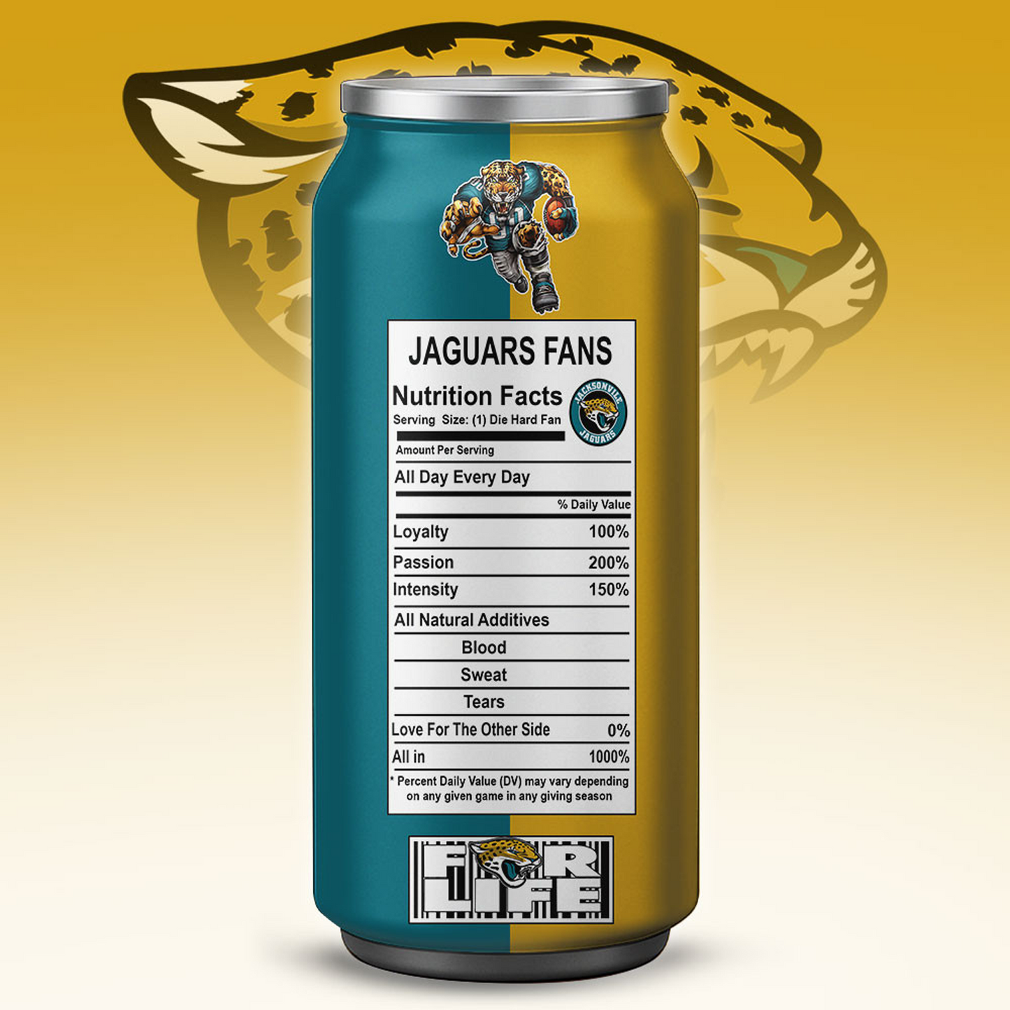 JAC x NFL Monster Energy Tumbler Gift for Fans DATND TANTD