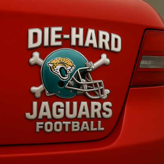 JAC x NFL Premium 3D Car Name Badge DATND DVT