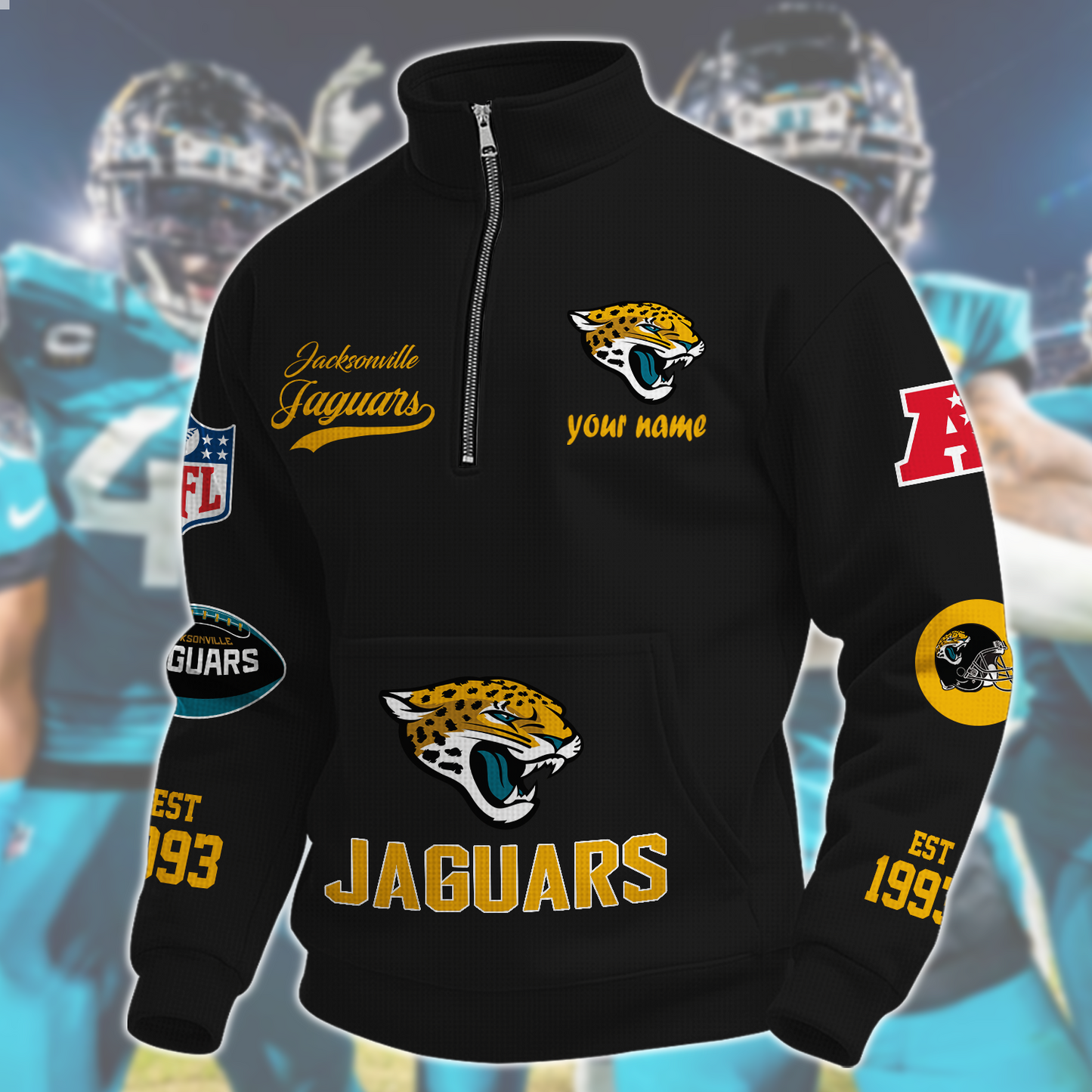 JAC x NFL Quarter-Zip Sweatshirt DatND DVT