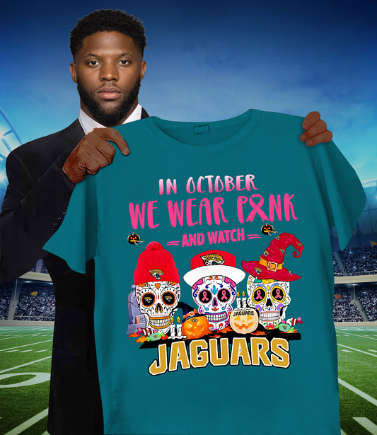 JAC x NFL Sugar skull in October we wear pink and watch DATND TANTD