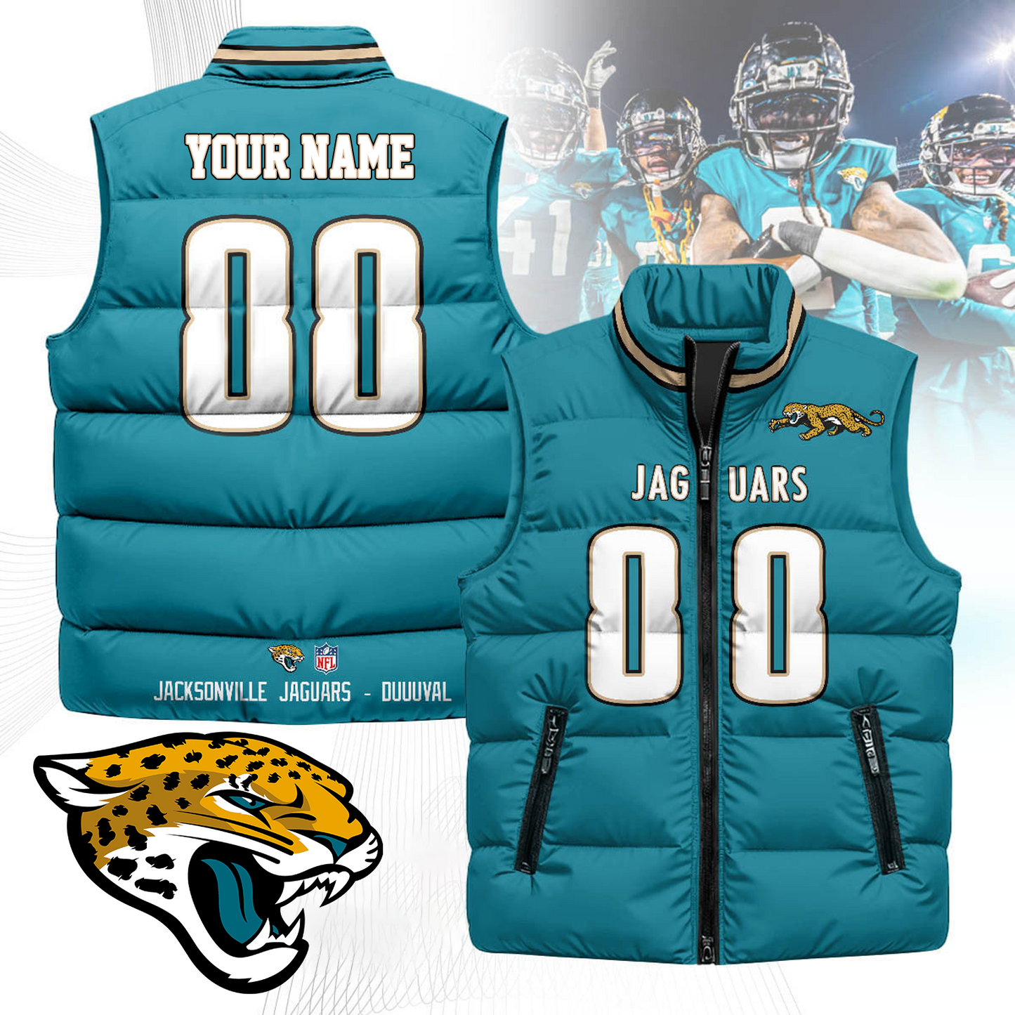 JAC x NFL Unisex Puffer Vest DatND ThuongNH