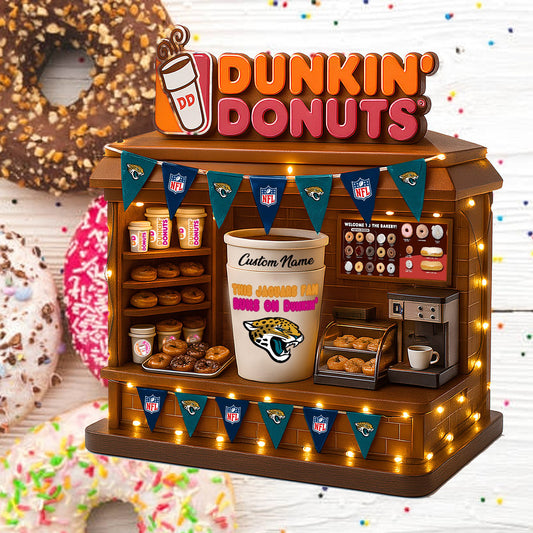 JJ Acrylic Block - NFL x Dunkin Donuts Gift For Fans DDT CTND