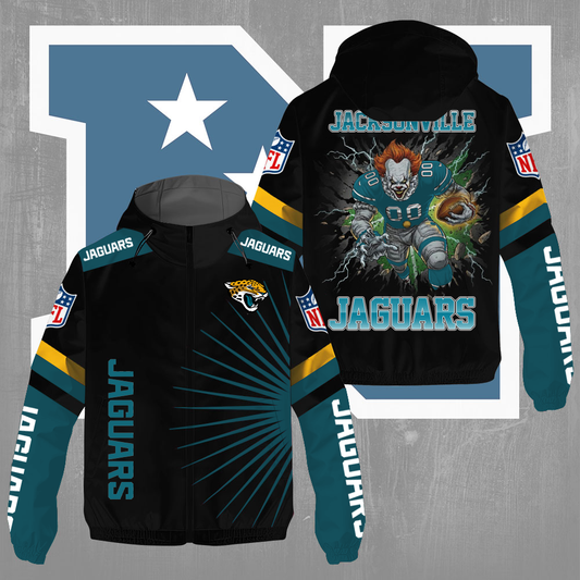 JJ x NFL Pennywise 3D Windbreaker Jacket DDT CTND