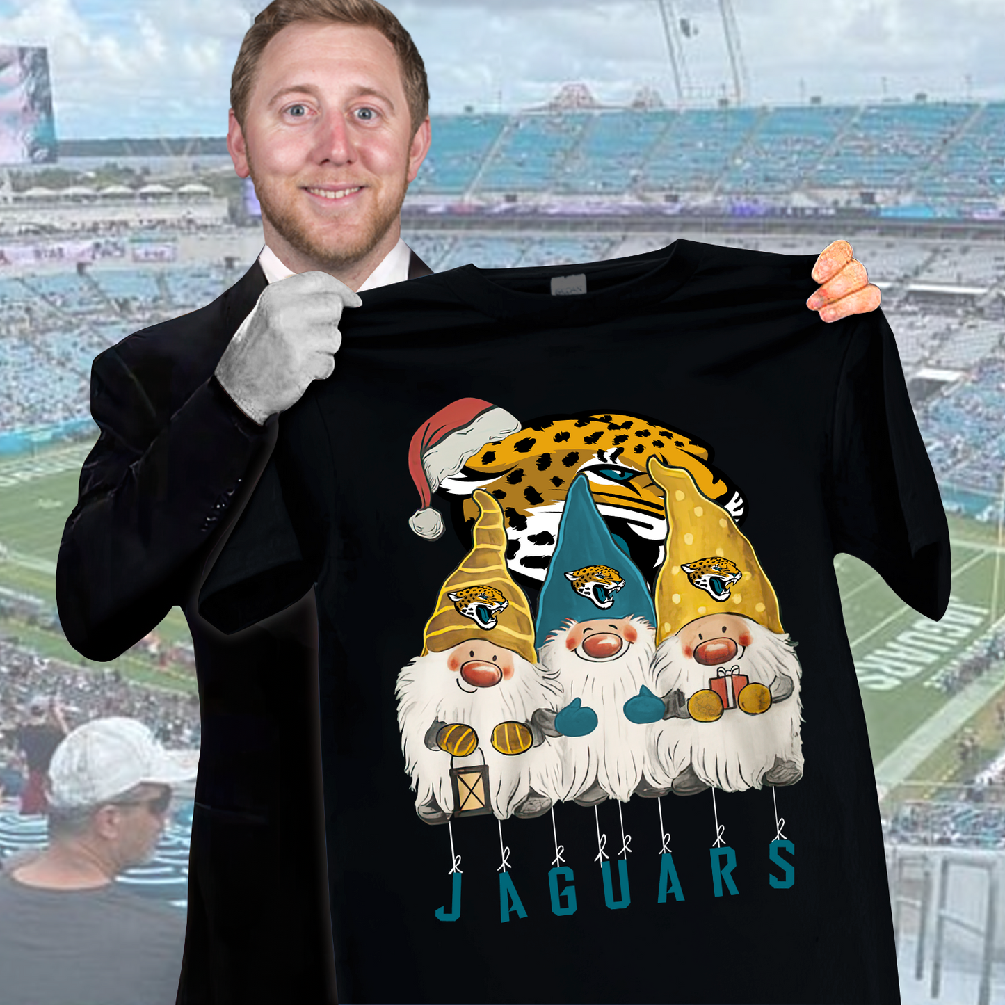 JJ x NFL Premium Christmas Gnomes Shirt DDT CTND