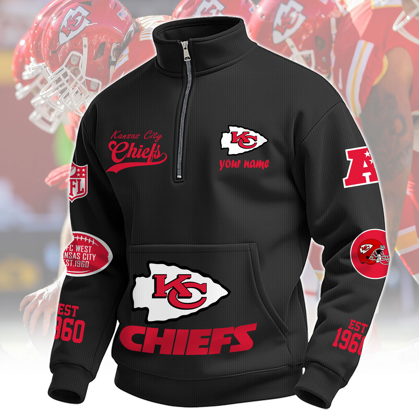 KC  x NFL Quarter-Zip Sweatshirt DatND DVT