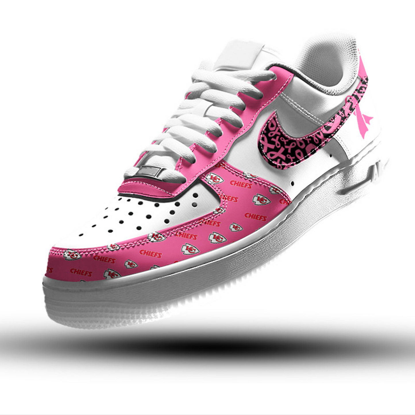 KC Man Low Top Shoes x Breast Cancer Awareness DatND DVT