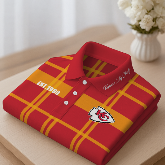 KC Premium NFL Polo Shirt DatND DVT