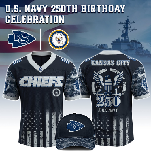 KC x 250 U.S. Navy 250th Birthday Celebration Jersey DatND DVT