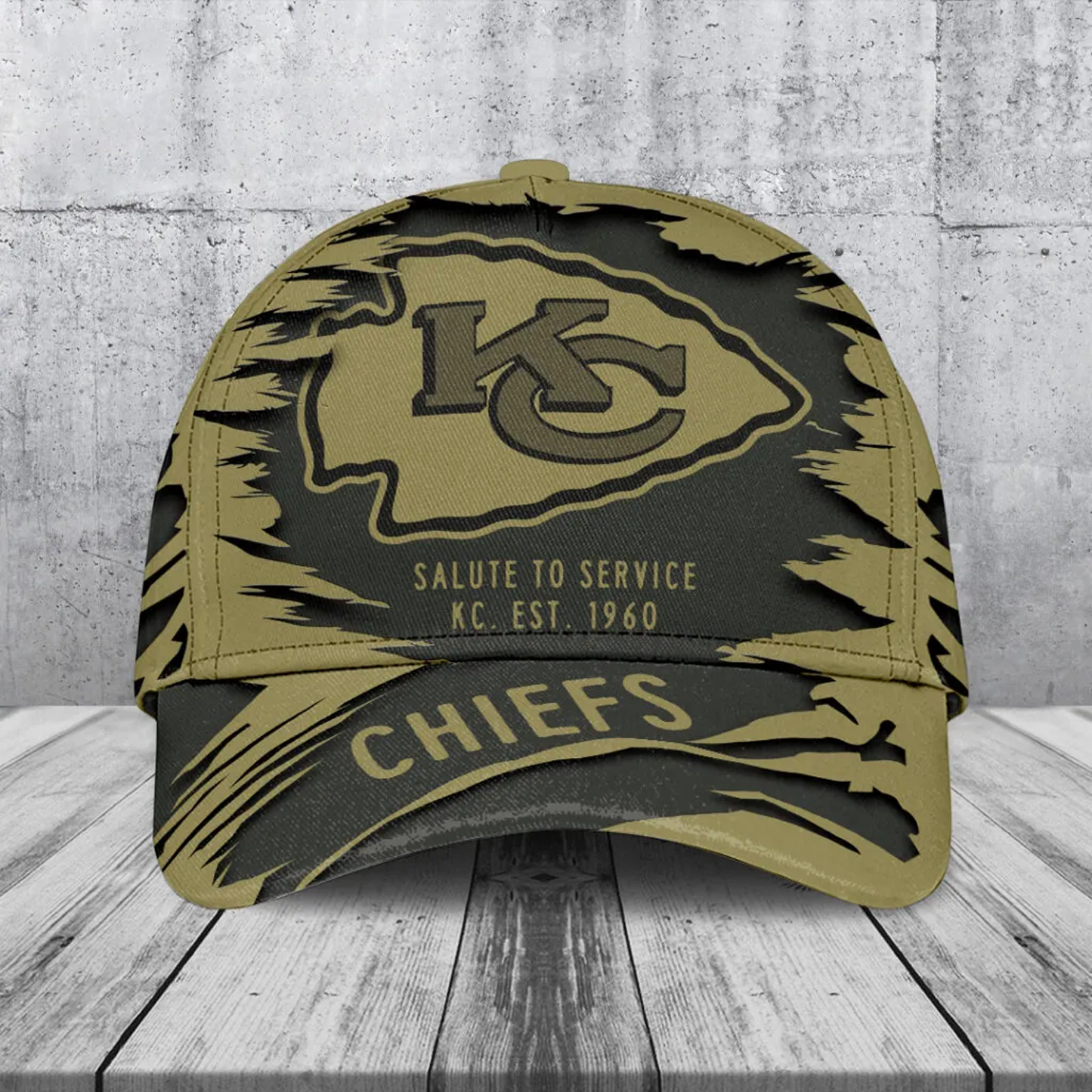 KC x NFL 2025 Salute to Service Classic Cap DATND TANTD