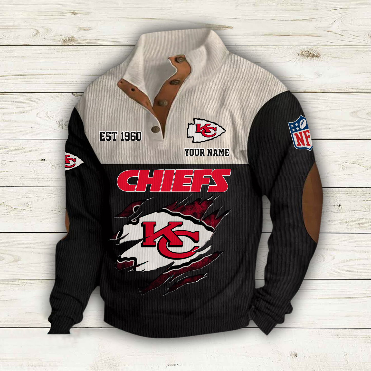 KC x NFL Custom Name Sport Sweatshirt DatND DVT