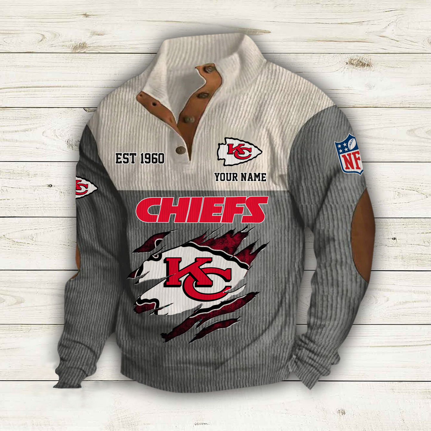 KC x NFL Custom Name Sport Sweatshirt DatND DVT