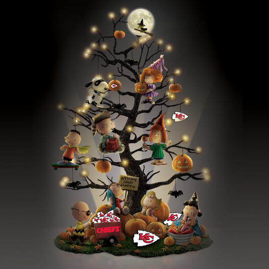 KC x NFL Happy Halloween - Peanuts Table Tree DATND TANTD