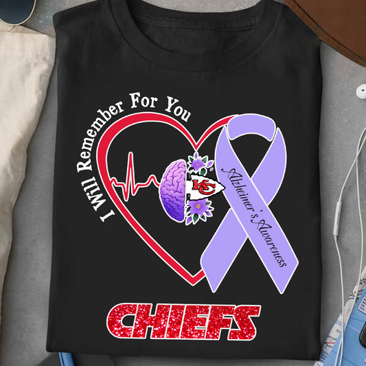 KC x NFL I Will Remember For You T-Shirt V1 DATND TANTD